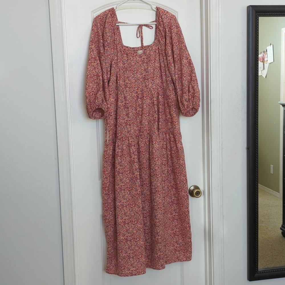 Universal Thread Pink Floral Maxi Dress size XL